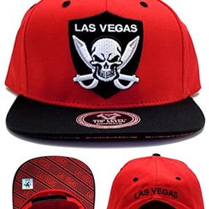 Las Vegas Top Level Cross Swords Snapback Hat